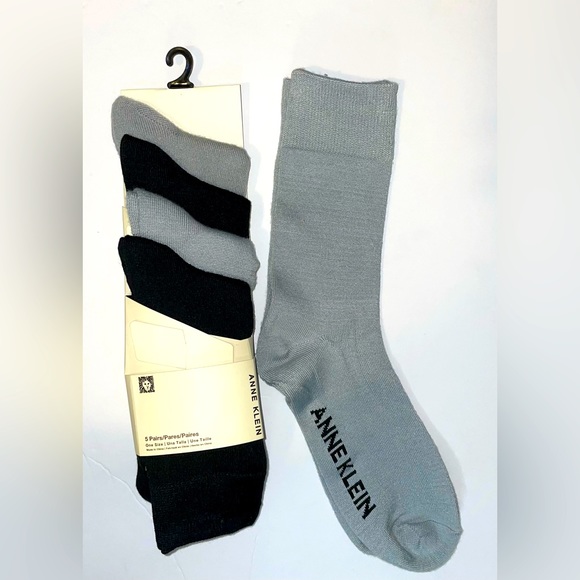 Anne Klein 5 pack Crew Socks - Picture 1 of 7